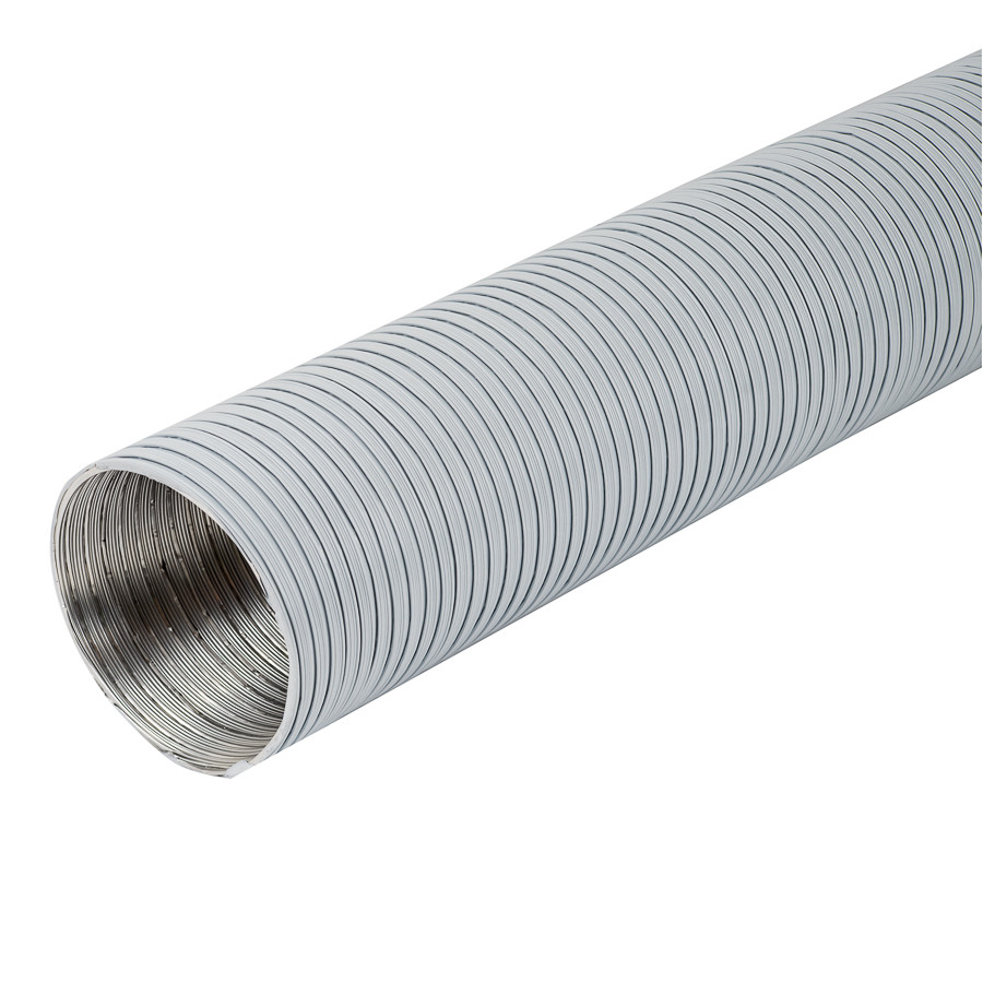 conduit dair en aluminium, Ø100mm-1.5m, blanc