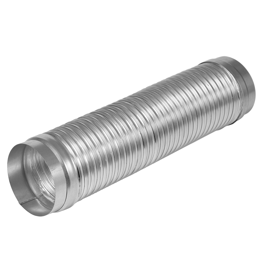 flexible aluminium connector, Ø100mm-1m, female sleeves