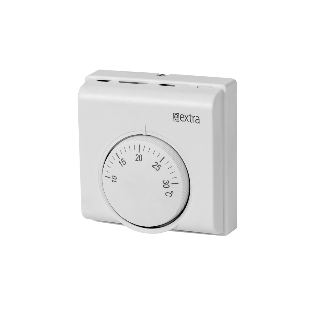 termostat z przełącznikiem mechanicznym, 230V/10A, natynkowy