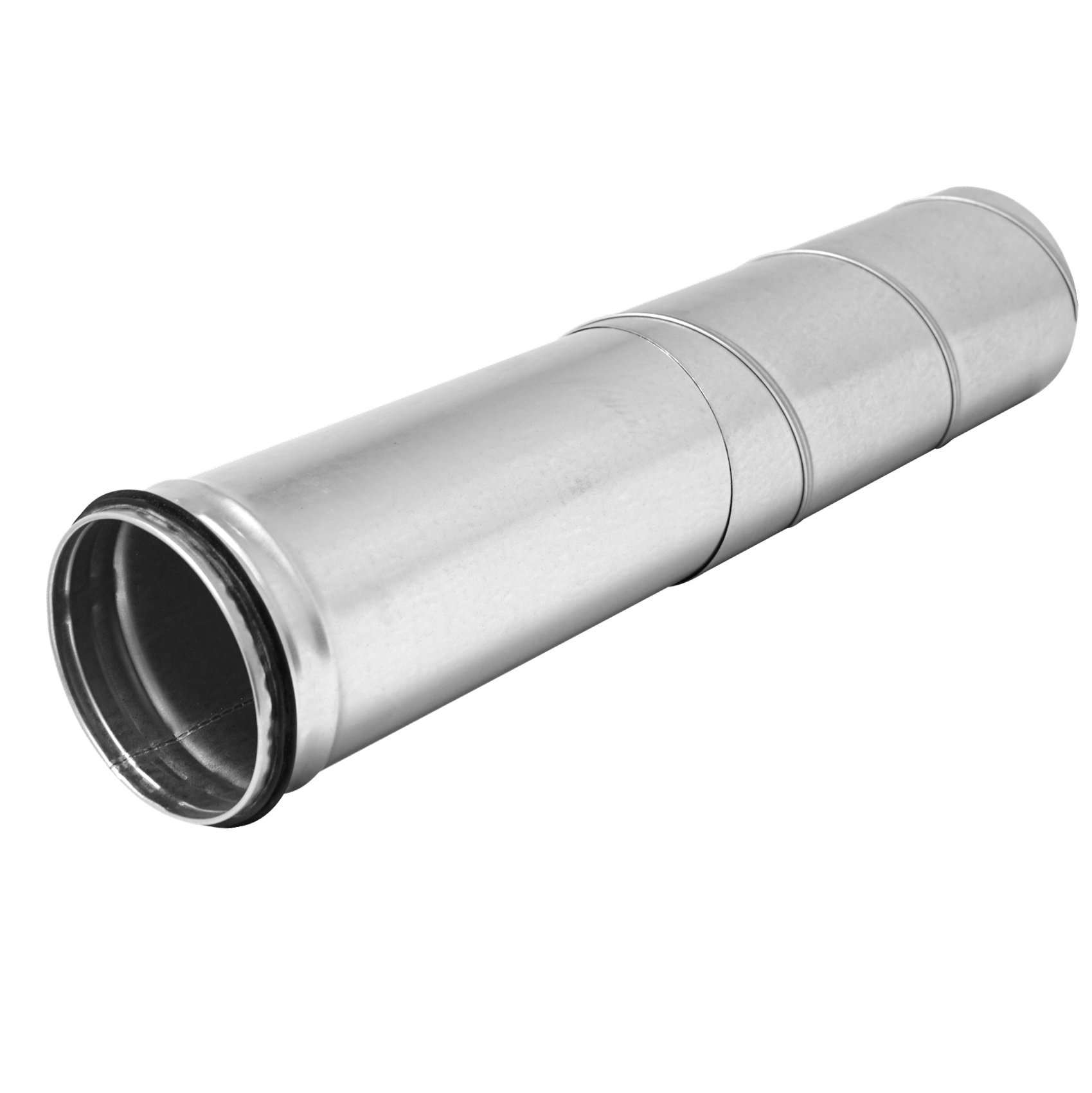 telescopic spiral air duct metal, Ø125mm, 0.3-0.55m