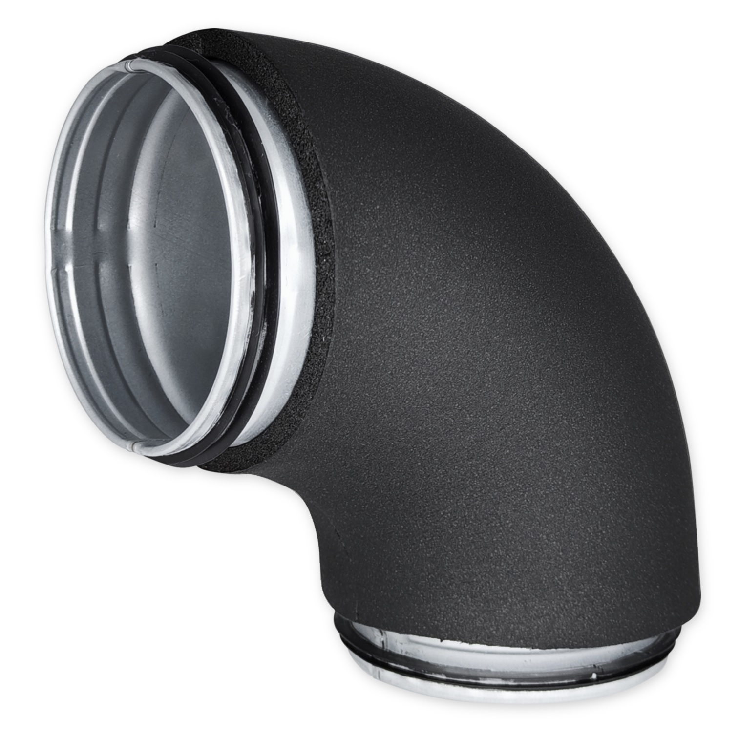 pre-insulated elbow metal, 90°- Ø100mm with gaskets, extruded, isolation 9mm