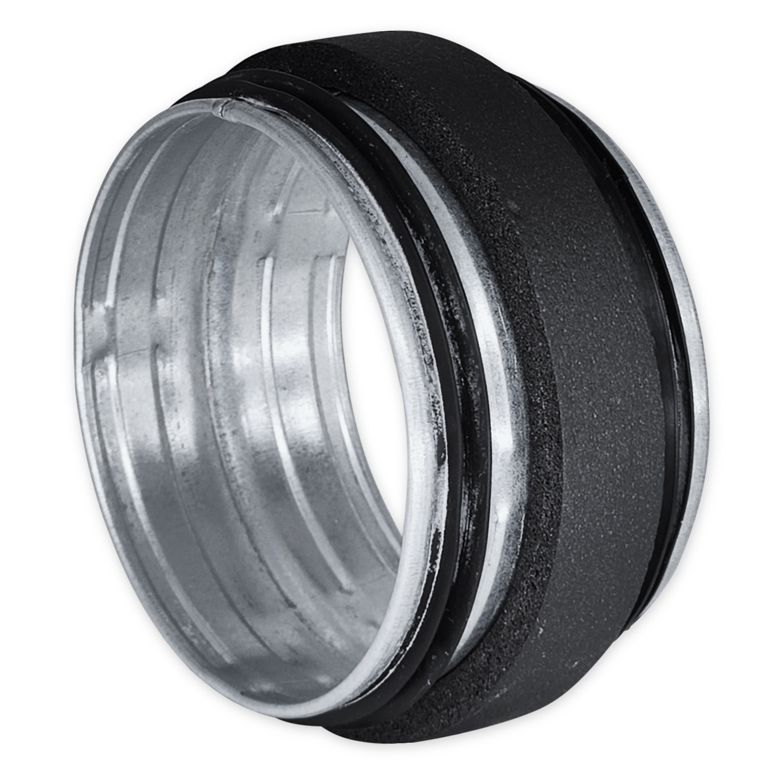pre-insulated connector metal, Ø100mm with gaskets, isolation 9mm