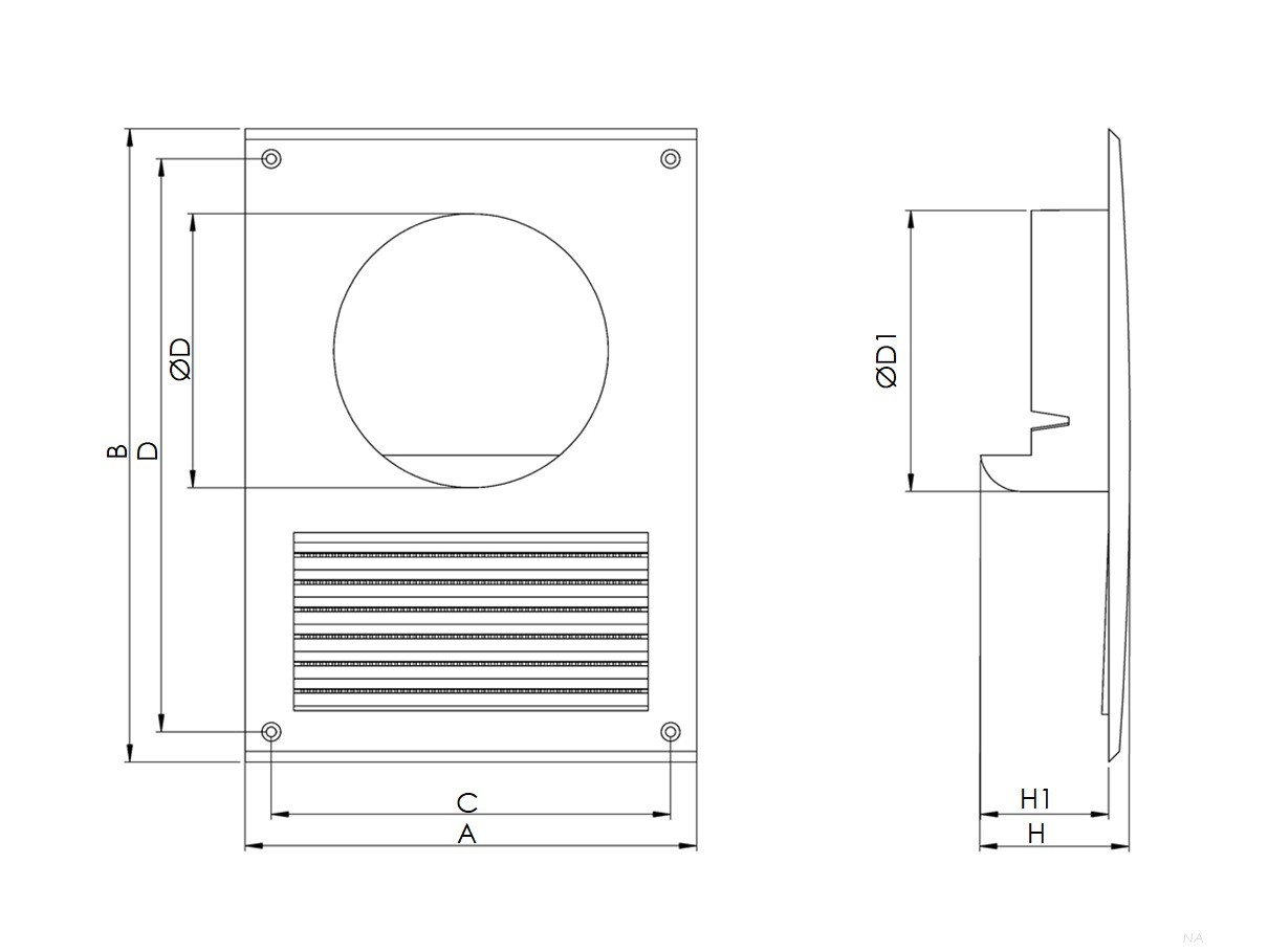 Filtre rechange pour grille de reprise AGIP 300 x 150 mm - FAGIP134A2