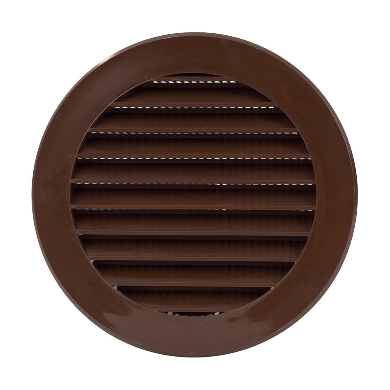 grille en plastique, Ø100mm, brun