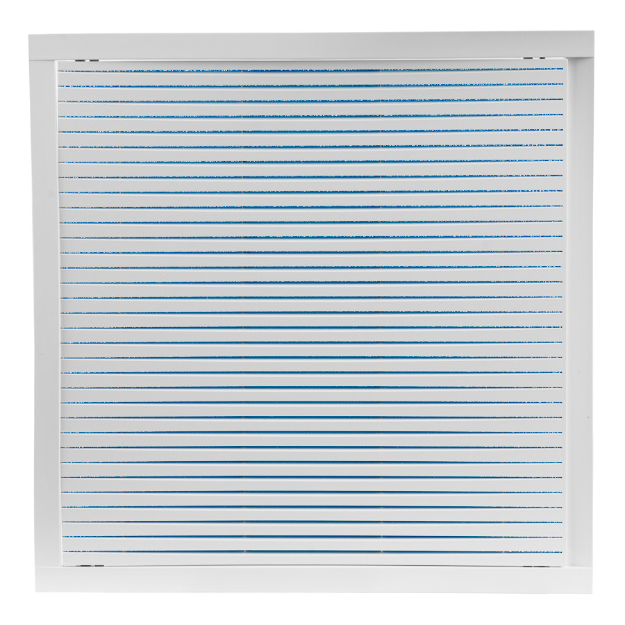 Grille ventilation ronde à encastrer plastique blanc - Ext Ø40mm - Tube 32mm