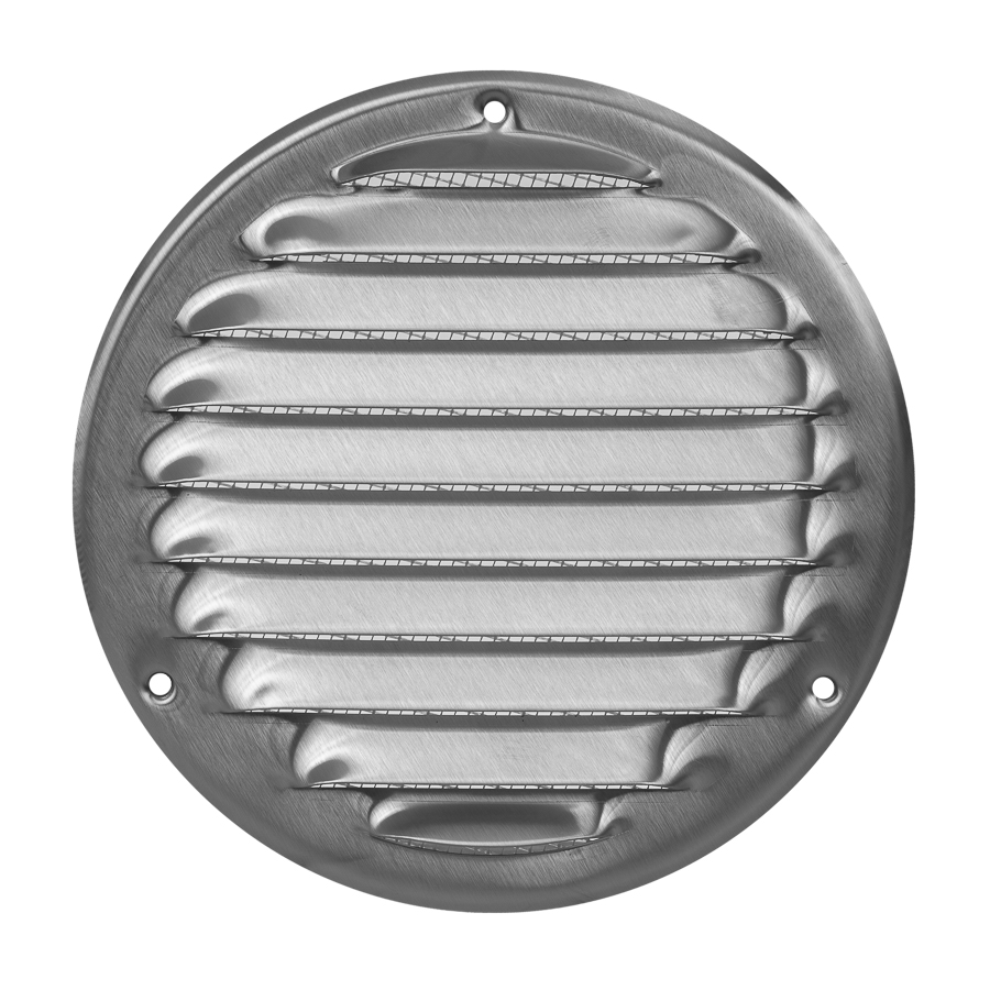 grille en métal, Ø125mm, inox