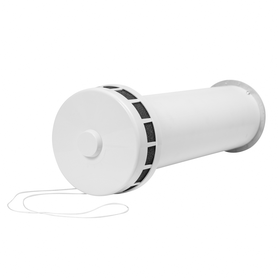 wall plastic kit with sound insulation, Ø125mm
