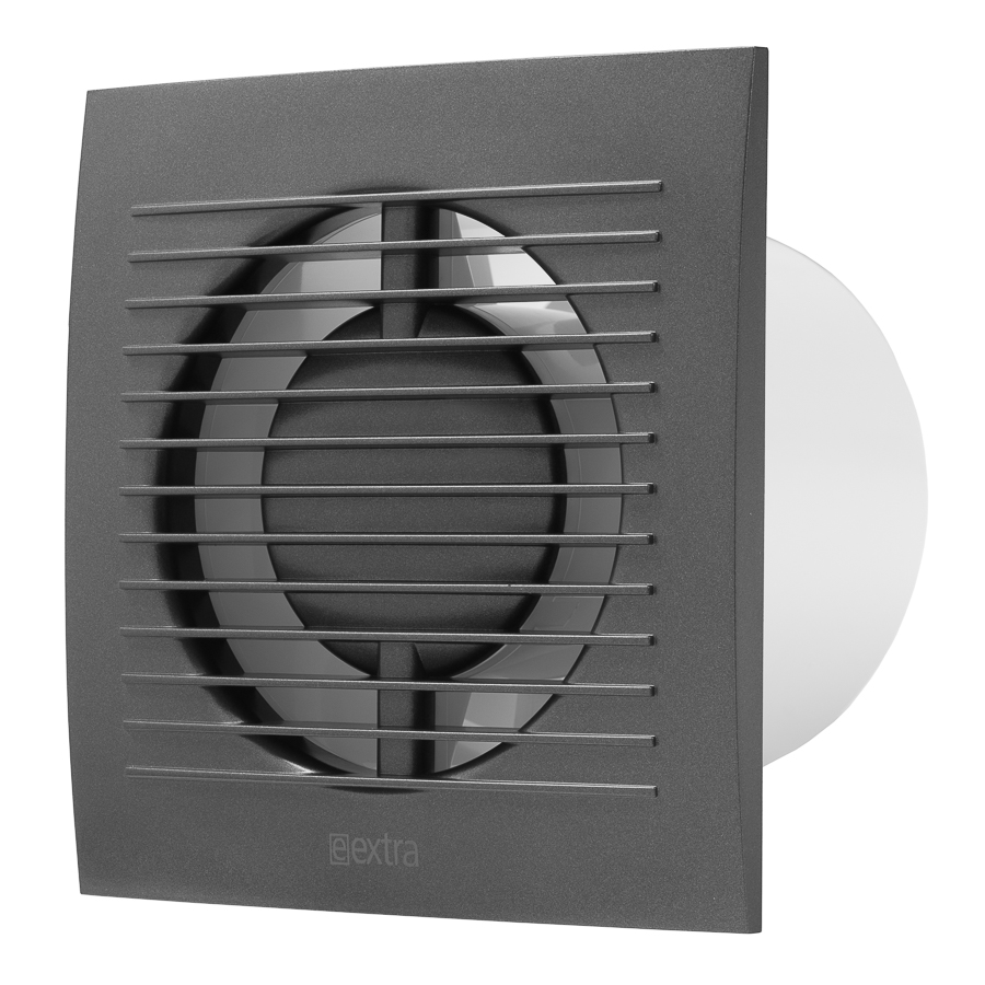 ventilateur électrique E-EXTRA, Ø100mm, anthracite